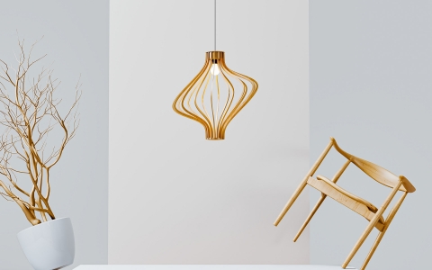 Rhino犀牛教程-扭曲木条吊灯建模