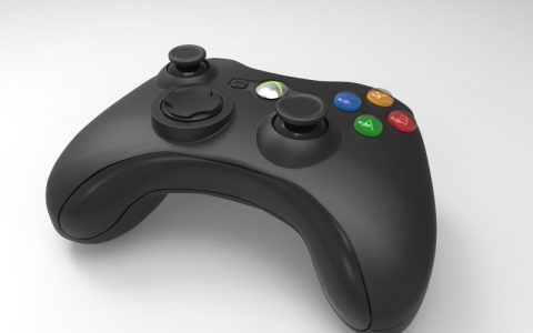 Xbox游戏手柄犀牛模型&keyshot文件下载