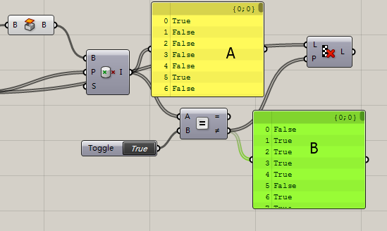 grasshopper筛选出几何体内的点并删除