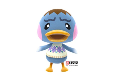 动物之森爱哭鬼人物公仔Rhino犀牛模型下载