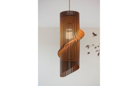 扭曲螺旋木条吊灯Rhino犀牛流动曲面建模图文教程