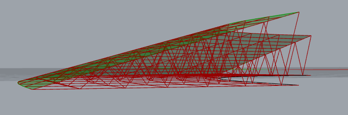 grasshopper钢架结构算法，桁架结构算法