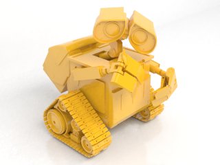 wall-E哇伊机器人Rhino犀牛模型免费下载